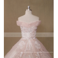 Elegant bridal dress import from china chapel train wedding dress